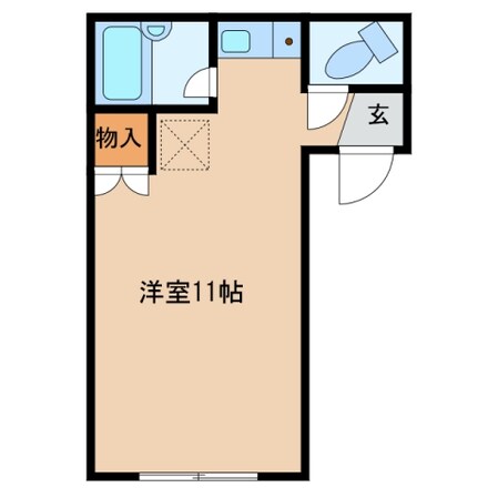 津駅 徒歩9分 1階の物件間取画像